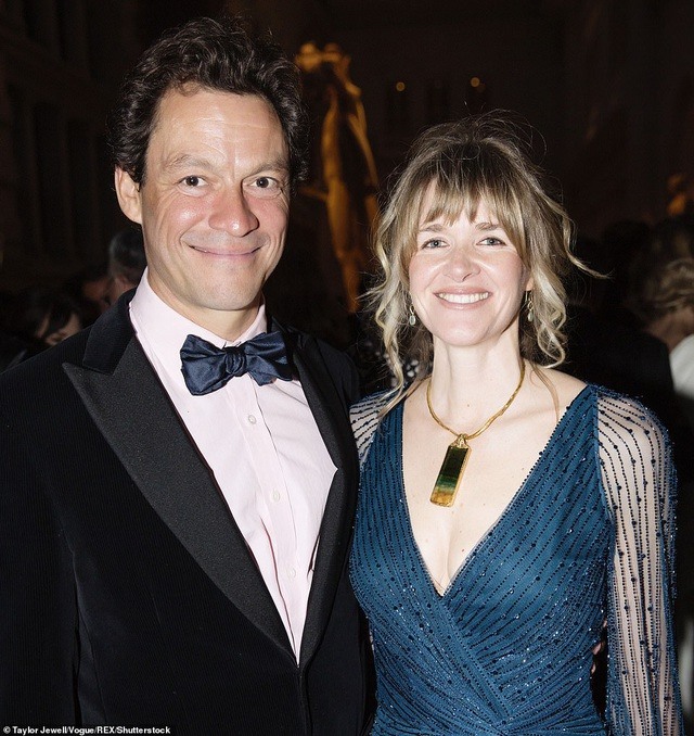 Dominic West và vợ - nhà thiết kế ngoại thất Catherine FitzGerald. Ảnh: Dailymail.