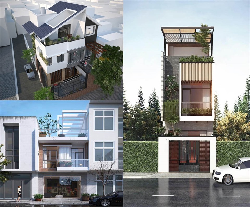 Thiết kế tầng tum cho phép chủ nhà tận dụng không gian sống một cách tối ưu nhất. Đồ họa: Kim Nhung