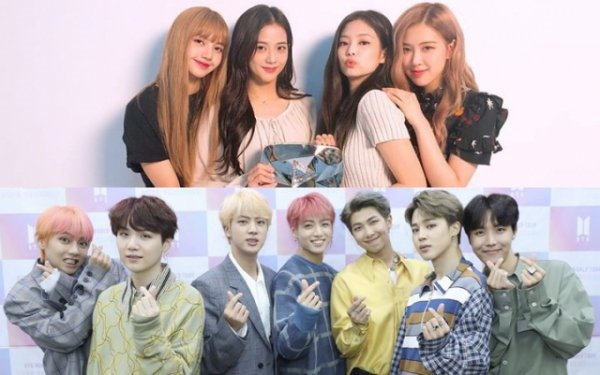Blackpink và BTS. Ảnh: Cắt clip