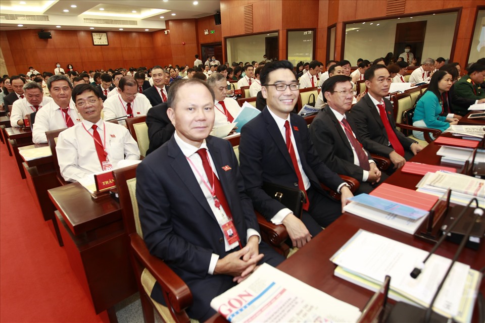 Các đại biều dự Đại hội Đảng bộ TPHCM lần thứ XI. Ảnh BTC Đại hội cung cấp