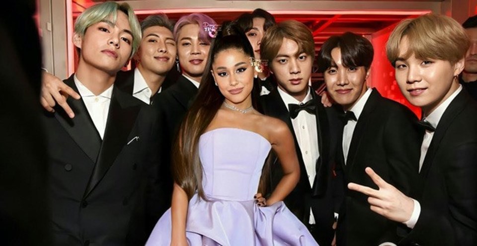 BTS và Ariana Grande sẽ hợp tác vào tháng 10?. Ảnh: Chụp màn hình BTS và Ariana Grande sẽ hợp tác vào tháng 10?. Ảnh: Chụp màn hình