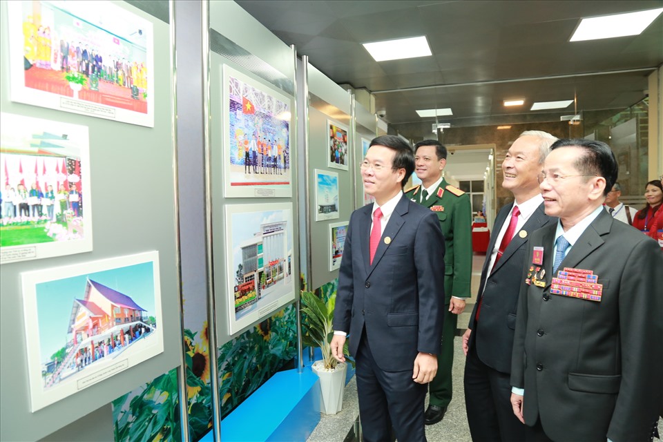 Ông Võ Văn Thưởng - Ủy viên Bộ Chính trị, Bí thư Trung ương Đảng, Trưởng Ban Tuyên giáo Trung ương tại Đại hội đại biểu Đảng bộ tỉnh Đồng Nai lần thứ XI, nhiệm kỳ 2020-2025. Ảnh: Minh Châu