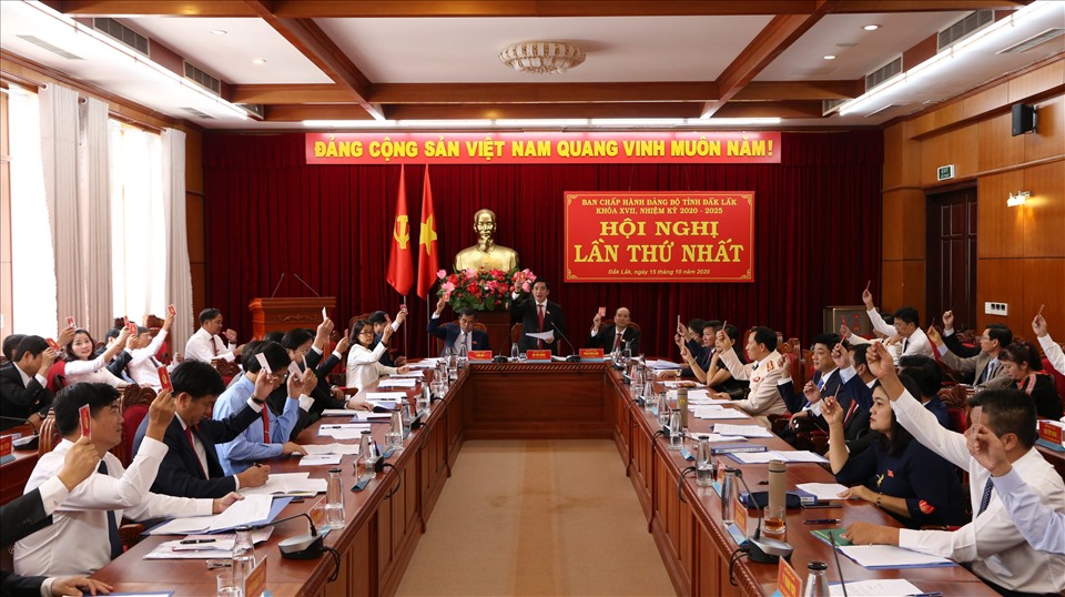 Quang cảnh phiên họp. Ảnh Kim Bảo