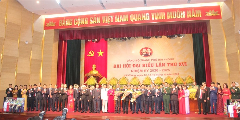 Ban chấp hành Đảng bộ TP Hải phòng khóa XVI gồm 53 đồng chí