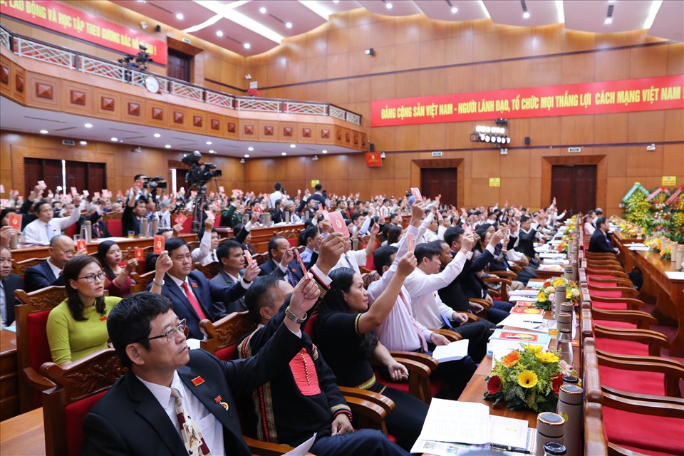 The Dak Lak Province Party Congress was held successfully.  Photo Kim Bao