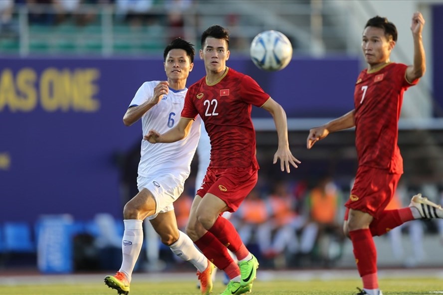 U23 Việt Nam tại Vòng chung kết U23 Châu Á 2020. Ảnh: D.P