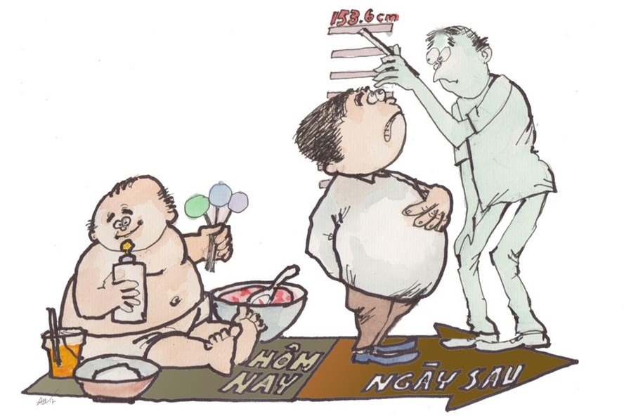 Báo động: 41,9% học sinh ở thành thị thừa cân, béo phì