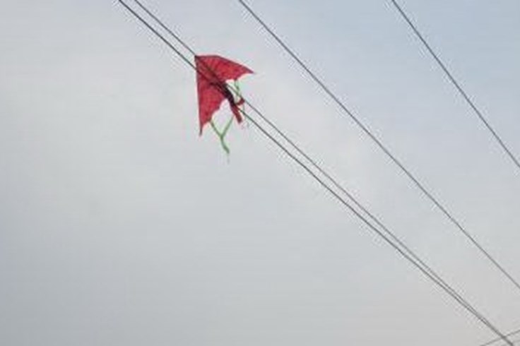 Người đàn ông bị rách mắt vì va phải dây thả diều Người đàn ông bị rách mắt vì va phải dây thả diều