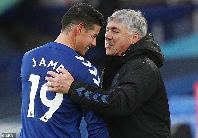 James là bản hợp đồng hoàn hảo với Ancelotti. Ảnh: EPA.