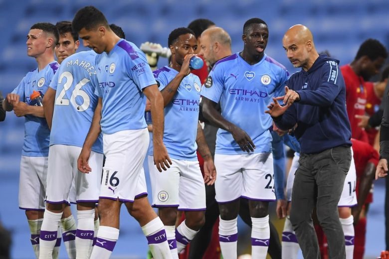 Man City của Pep không có phong độ tốt thời gian gần đây. Ảnh: Getty