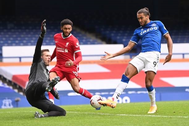 Dominic Calvert-Lewin bỏ lỡ cơ hội đáng tiếc. Ảnh: Getty Images