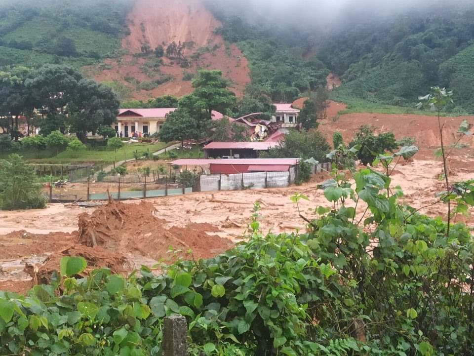 Toàn cảnh hiện trường. Ảnh CTV