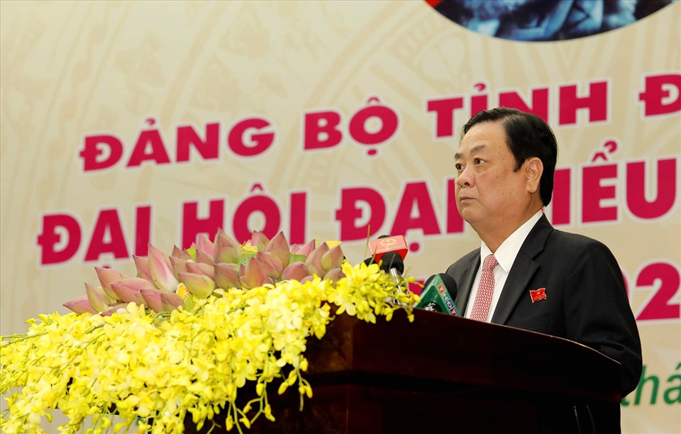 Bí thư Tỉnh ủy Đồng Tháp Lê Minh Hoan. Ảnh: LT
