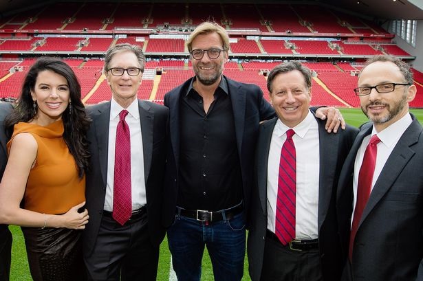 Những ông chủ Mỹ của Liverpool. Ảnh: EPA.