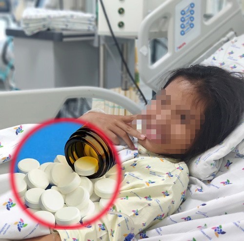 Bé gái mua thuốc ngủ ở tiệm thuốc tây để tự tử. Ảnh: BVCC