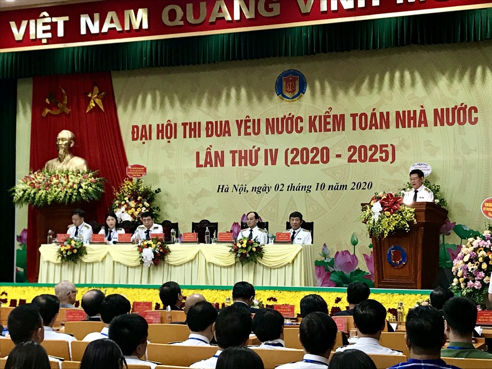 Tổng Kiểm toán nhà nước phát biểu khai mạc Đại hội thi đua yêu nước KTNN lần thứ IV giai đoạn 2020-2025