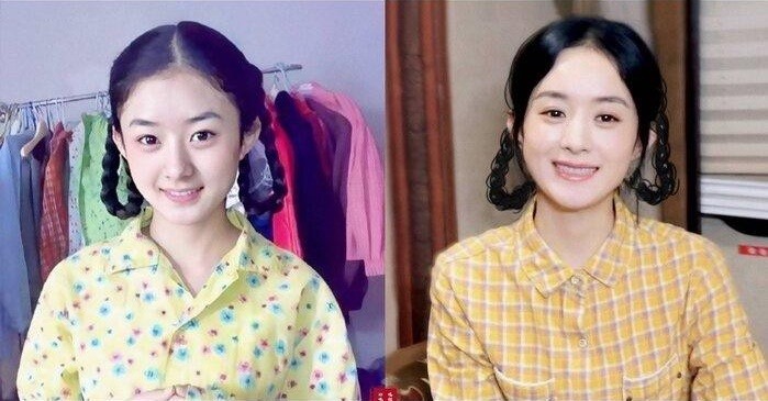 Triệu Lệ Dĩnh đánh dấu sự trở lại với “Hạnh phúc đến vạn gia“. Ảnh nguồn: Mnet.