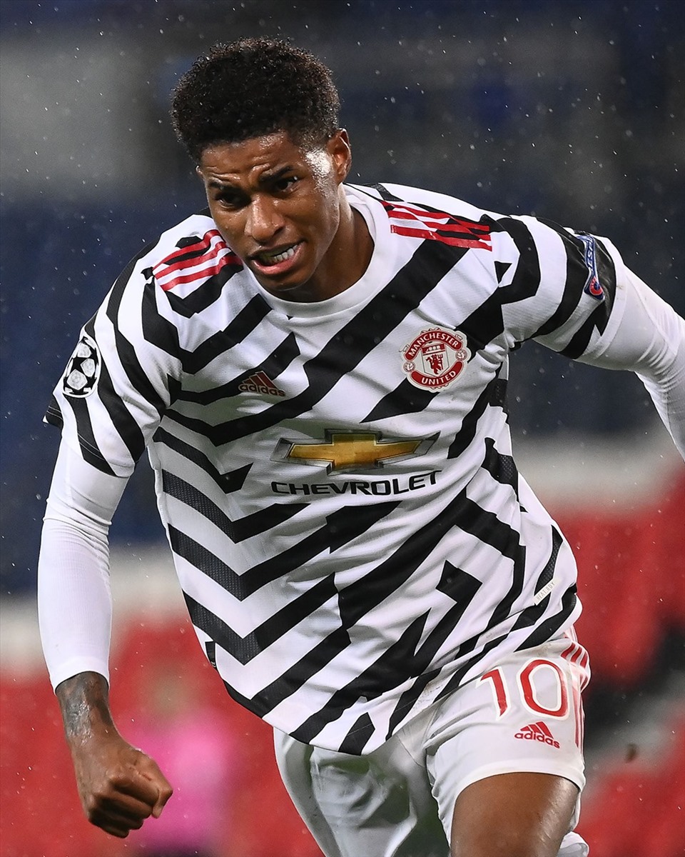 Đêm tuyệt vời của Rashford. Ảnh: Bleacher.