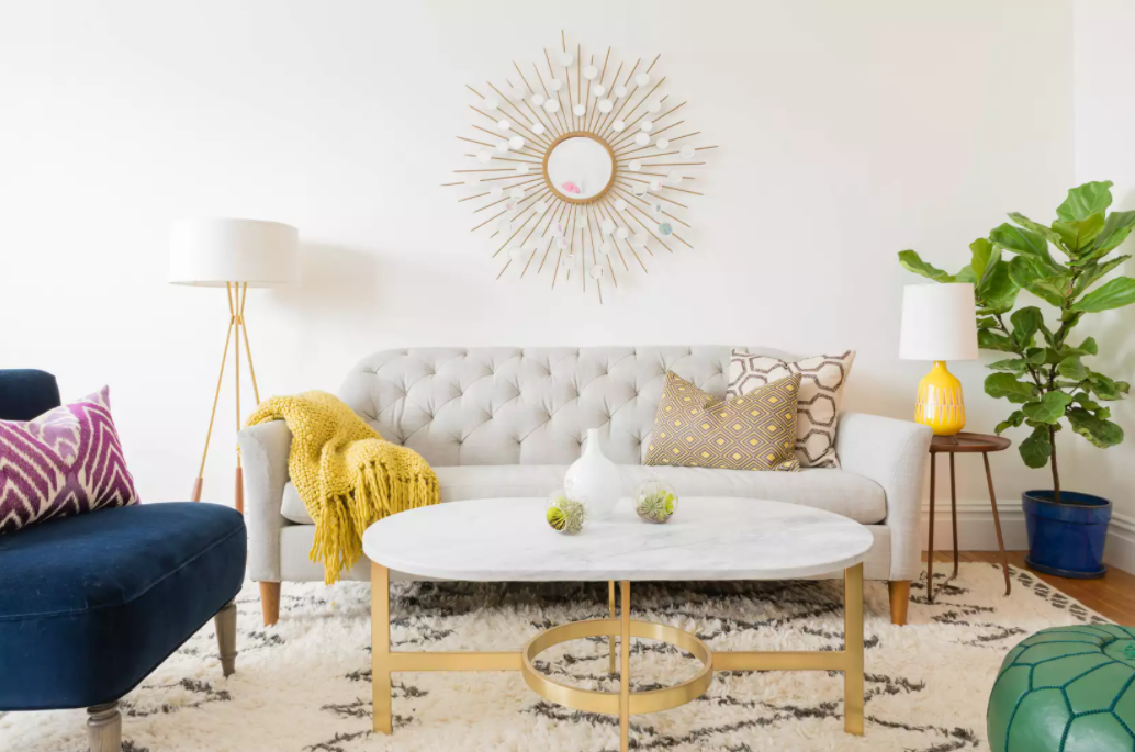Kết hợp nội thất sang trọng. Ảnh: Decoist
