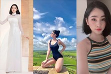 Vẻ đẹp của cô gái 18 tuổi giấu bố mẹ đi thi, vào chung kết Hoa hậu Việt Nam