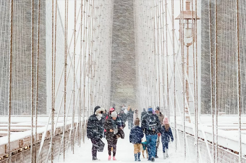 Bức ảnh “Bão tuyết” của nhiếp ảnh gia Mỹ Rudolf Sulgan đoạt giải nhất cuộc thi Weather Photographer of the Year 2020.