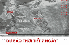 Dự báo thời tiết 7 ngày tới: Bão Molave vào Biển Đông, giật cấp 15