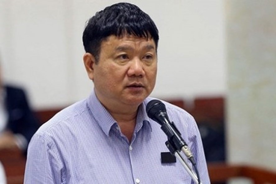Ông Đinh La Thăng hầu toà tại phiên sơ thẩm ngày 29.3.2018. Ảnh: TTXVN.