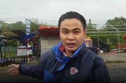 Quảng Ngãi: Hình ảnh đầu tiên tại nơi bão số 9 Molave vào đất liền