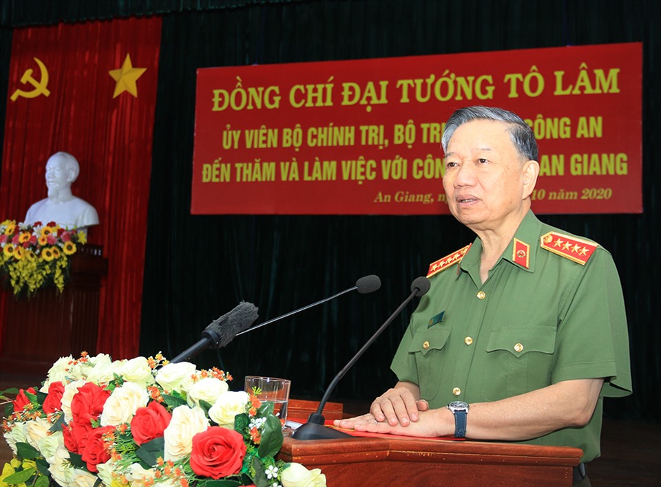 Đại tướng Tô Lâm. Ảnh: Vũ Tiến