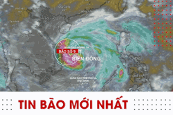 Tin bão mới nhất: Hoàn lưu bão số 9 gây mưa, cảnh bão lũ, sạt lở đất