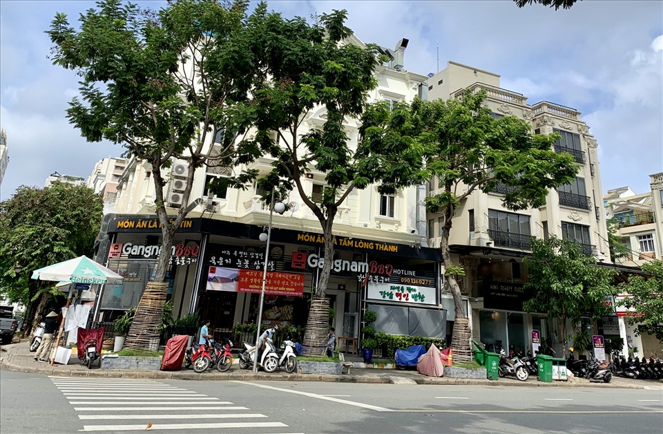 “Khu phố Hàn” đang dần hồi sinh, không còn tình trạng mặt bằng để trống hàng loat. Ảnh: Ngọc Lê