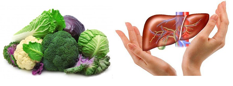 Rau họ cải giúp hỗ trợ giải độc gan hiệu quả. Đồ họa: Hồng Nhật