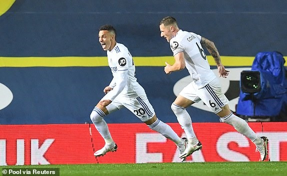 Rodrigo lập công lần đầu cho Leeds. Ảnh: Getty.