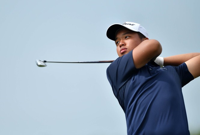 Golfer Quốc Anh. Ảnh: Như Ý