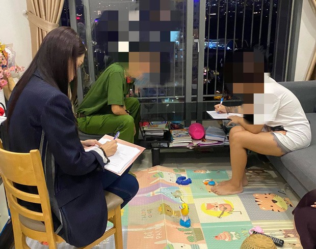 Hương Giang đã đến nhà một anti-fan để can thiệp pháp luật. Ảnh: NVCC.