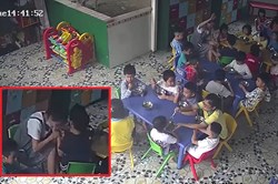 Cô giáo đánh, cắn học sinh mầm non vì không chịu ăn