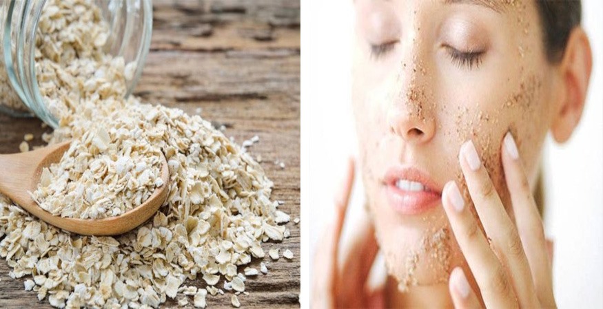 Bột yến mạch giúp làm dịu cơn ngứa do dị ứng gây ra. Đồ họa: Kim Nhung