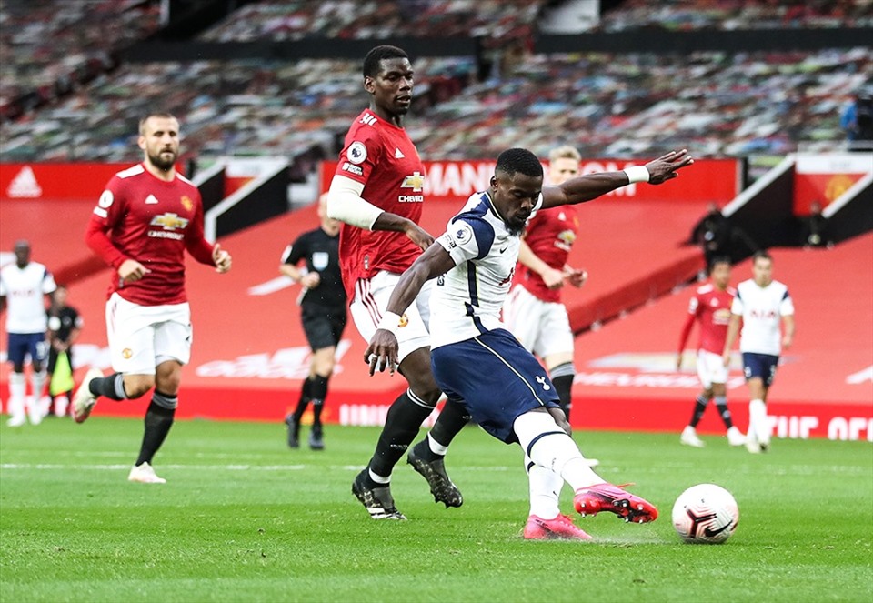 Son, Aurier, Kane và Ndombele ghi 5 bàn cho Spurs sau 51 phút. Ảnh: Bleacher.