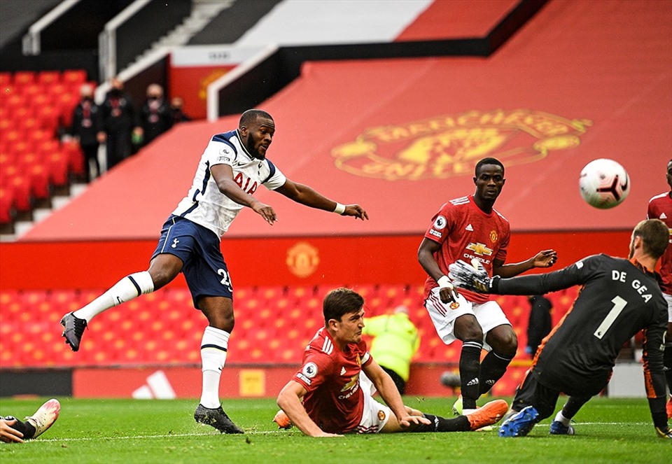 Son, Aurier, Kane và Ndombele ghi 5 bàn cho Spurs sau 51 phút. Ảnh: Bleacher.