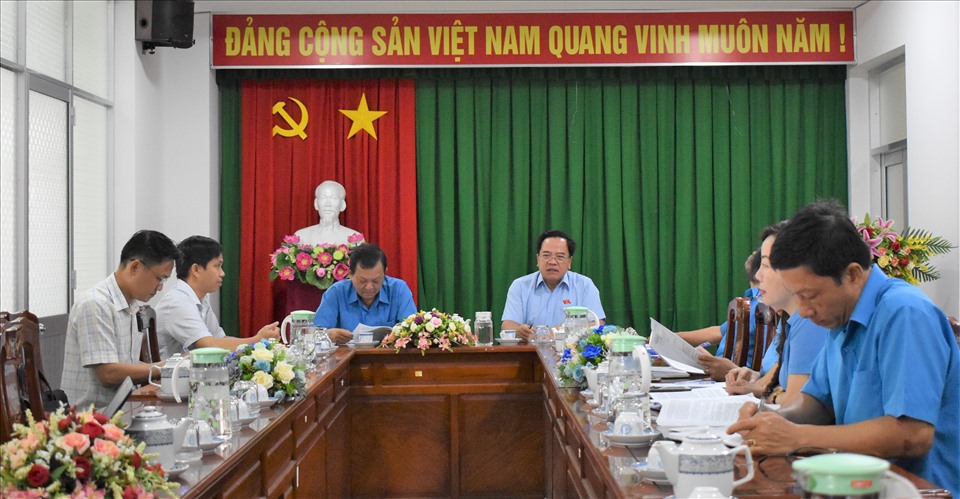 Quang cảnh tại cuộc họp lấy ý kiến sửa đổi, bổ sung một số điều Luật Công đoàn. Ảnh: Thành Nhân