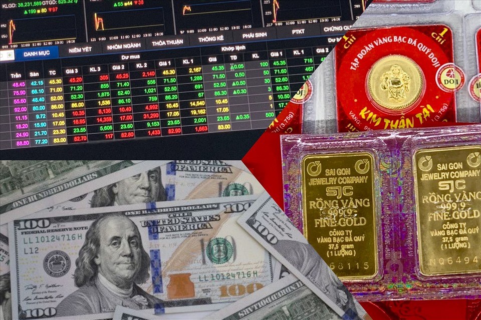 Giá vàng giảm, dòng tiền tiếp tục đổ vào chứng khoán, đồng USD tăng nhẹ là những tin tức thị trường đáng chú ý trong 24h. Ảnh minh hoạ. Giá vàng giảm, dòng tiền tiếp tục đổ vào chứng khoán, đồng USD tăng nhẹ là những tin tức thị trường đáng chú ý trong 24h. Ảnh minh hoạ.