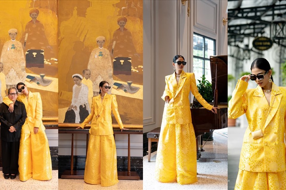 Trương Thị May diện vest “khổng lồ” cùng mẹ dự show thời trang Trương Thị May diện vest “khổng lồ” cùng mẹ dự show thời trang