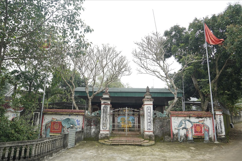 Nhà thờ dòng họ Trần Văn đã được tỉnh Nghệ An kiểm kê danh mục di tích, danh thắng, giao UBND xã Công Thành trực tiếp quản lý. Ảnh: Quang Đại