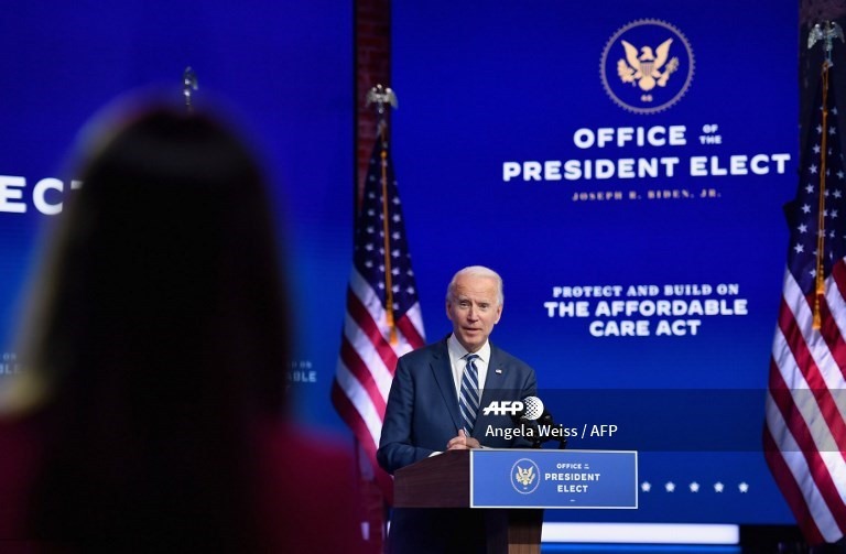 Ngày 10.11 (giờ Mỹ), Tổng thống đắc cử Joe Biden và phó tướng Kamala Harris có bài phát biểu tại The Queen ở Wilmington, Delaware.