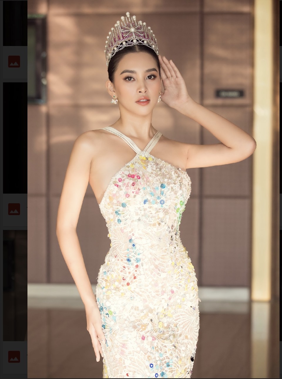 Năm 2018, Tiểu Vy nhận 500 triệu đồng tiền thưởng khi đăng quang. Ảnh: SV