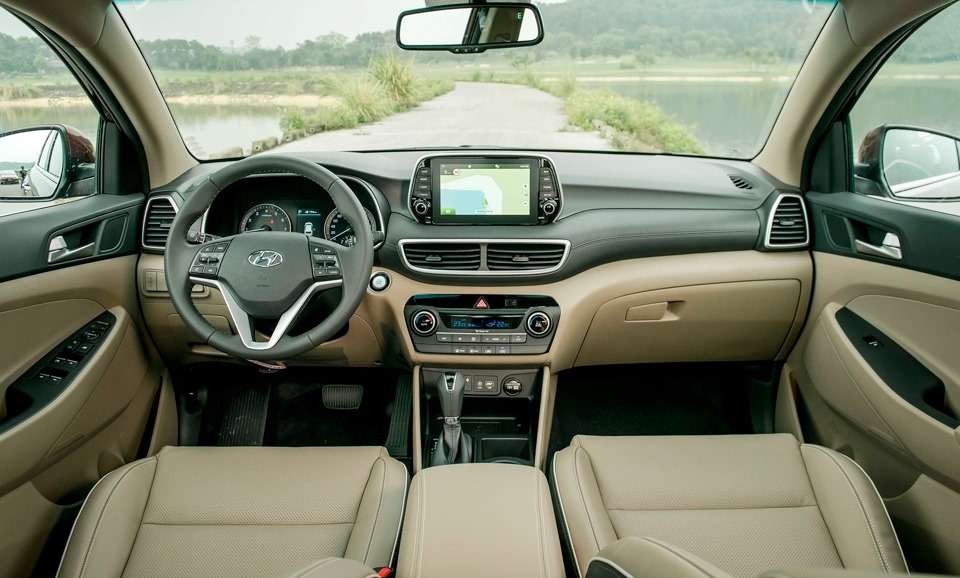 Cận cảnh nội thất khoang lái xe Hyundai Tucson 2020. Ảnh: Hyundai.
