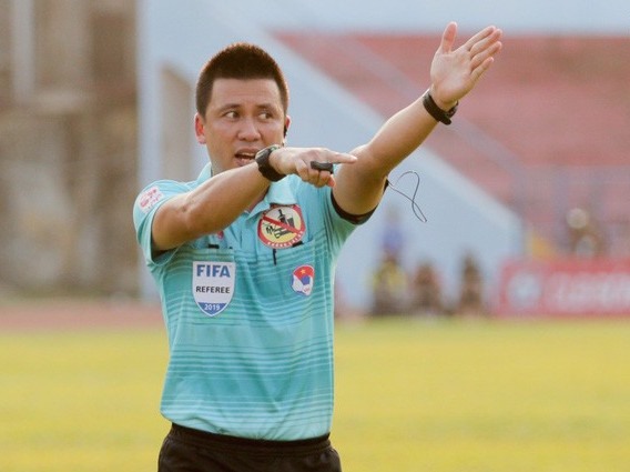 Trọng tài FIFA Hoàng Ngọc Hà. Ảnh: TL