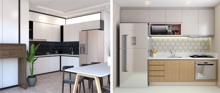 Đóng tủ sát trần giúp bạn hạn chế khoảng bụi. Đồ họa: Kim Nhung