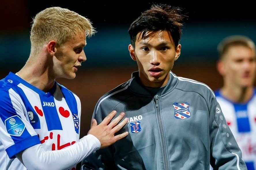 Đoàn Văn Hậu về nước chỉ sau 1 mùa khoác áo SC Heerenveen. Ảnh: SC Heerenveen