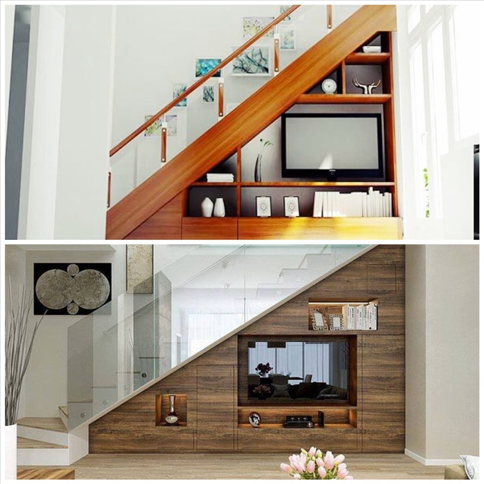 Một ý tưởng ít người nghĩ đến nhưng hoàn toàn khả thi. Nó đặc biệt phù hợp với những ngôi nhà diện tích không quá rộng. Đồ họa: Đức Mạnh